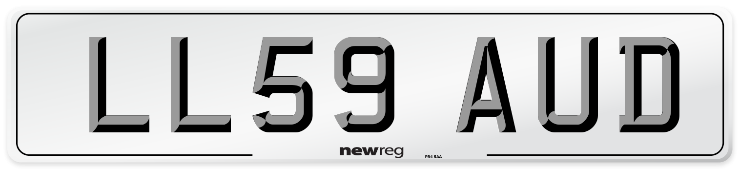 LL59 AUD Number Plate from New Reg